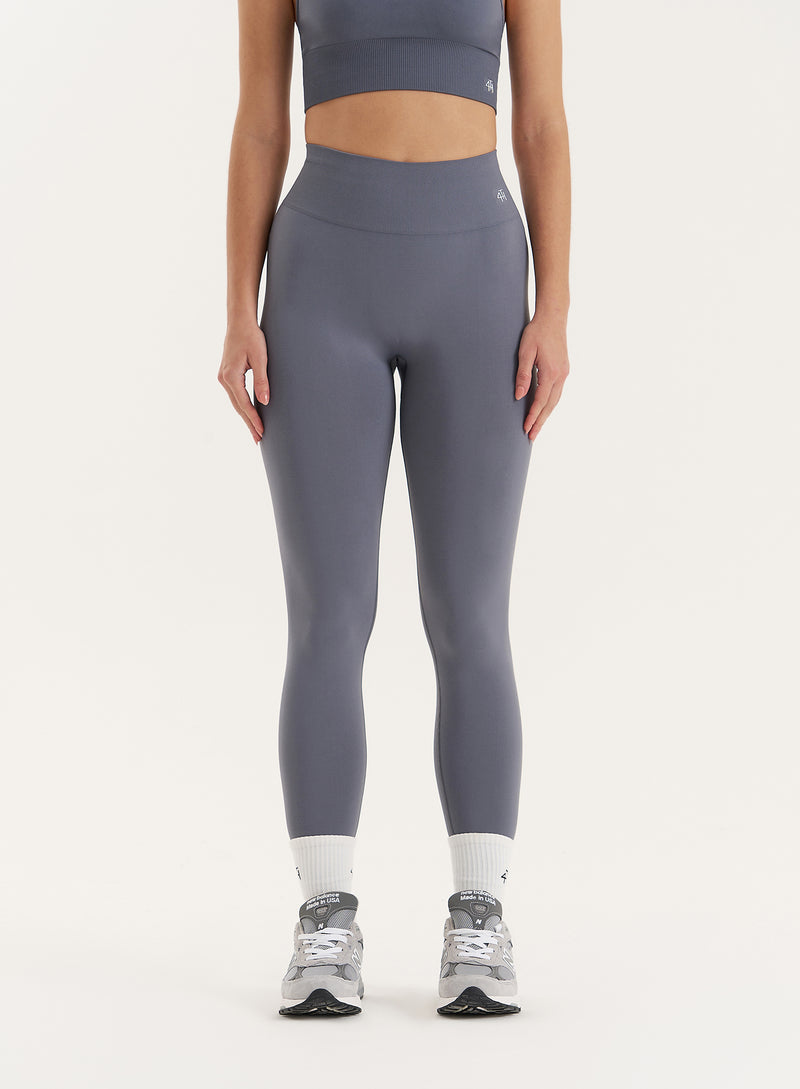 Grey Sculpting Seamless Gym Leggings- Tyler