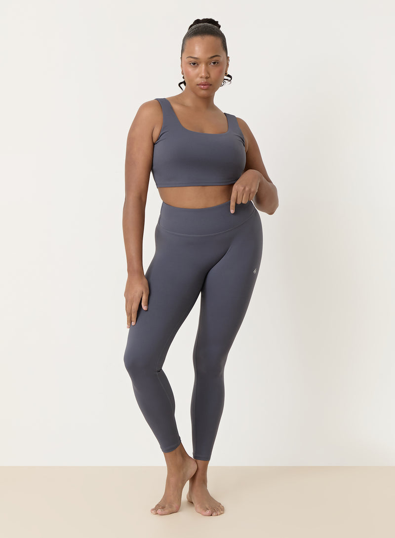 Slate Blue Fourth Crop Top- Elessia