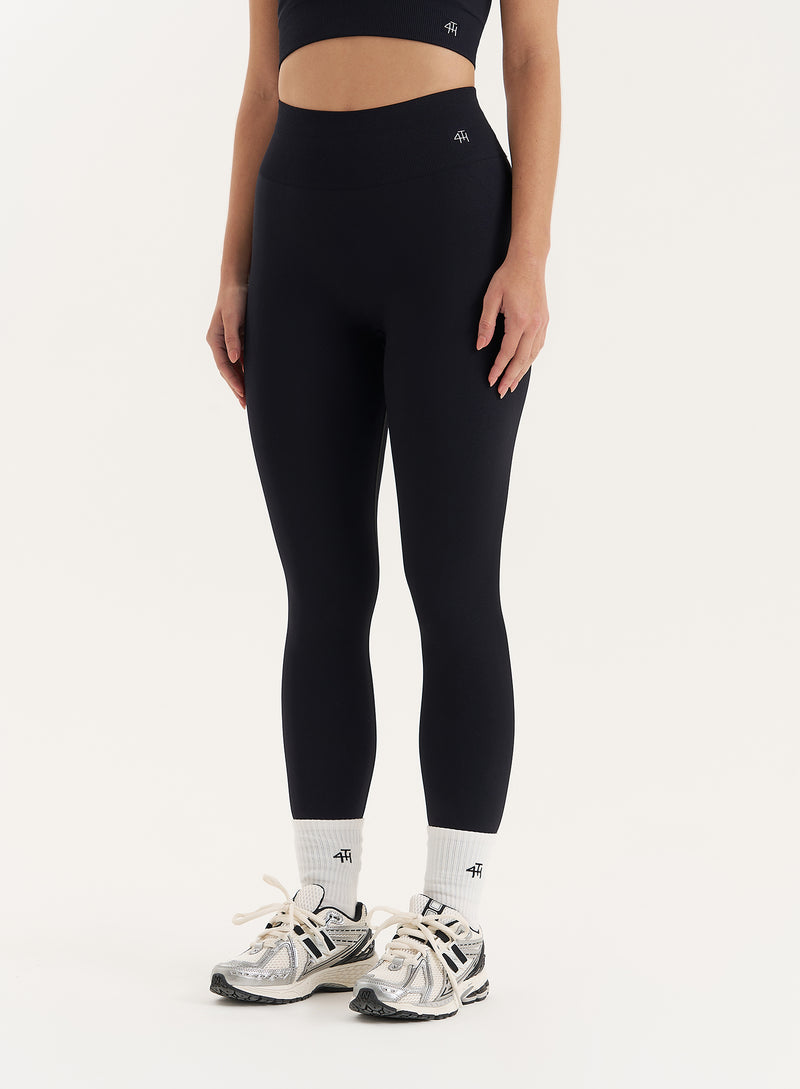 Black Sculpting Seamless Gym Leggings- Tyler