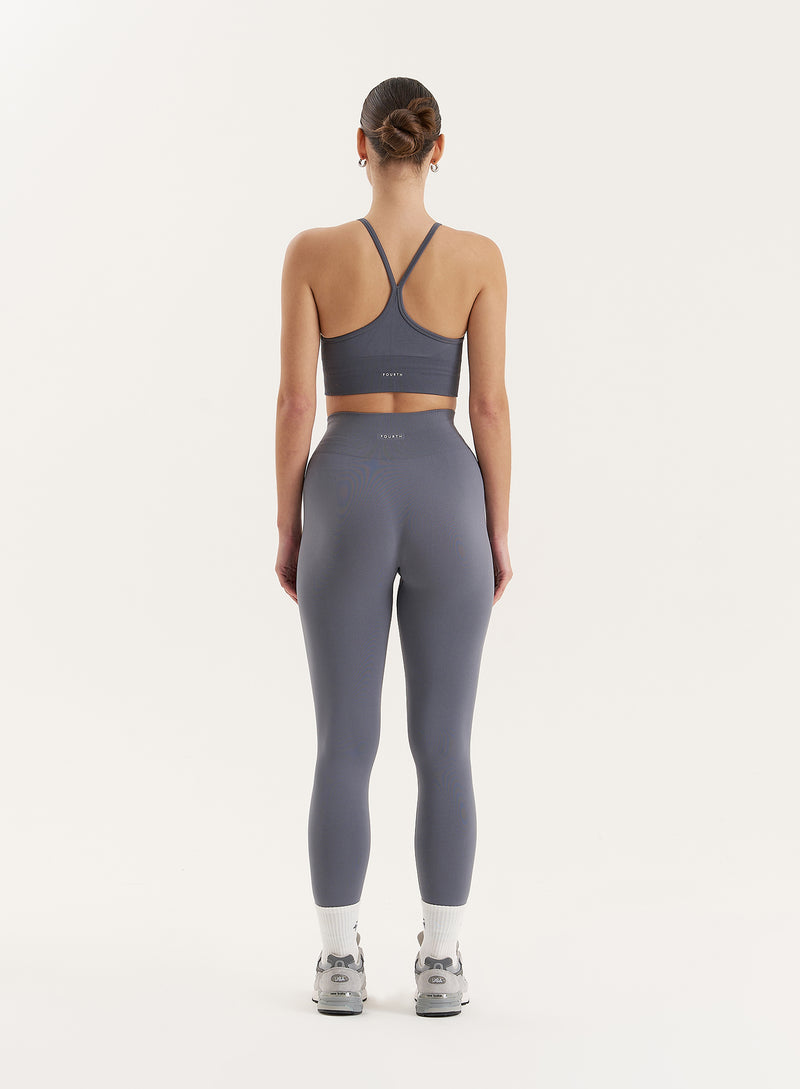 Grey Sculpting Seamless Gym Leggings- Tyler