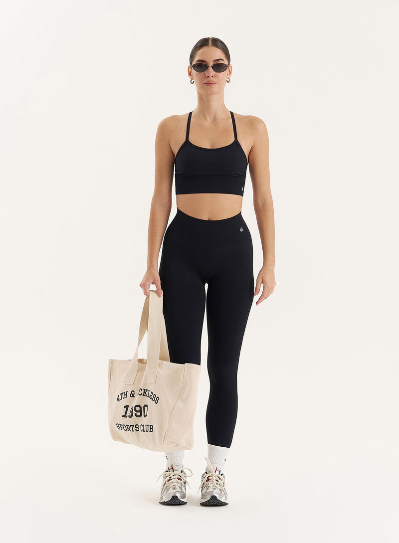 Cream Sports Club Tote Bag