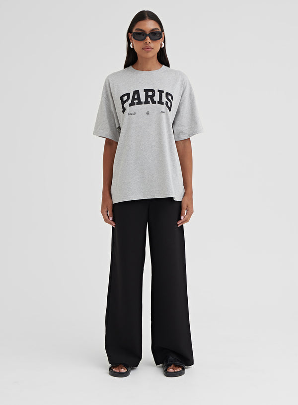Light Grey Sustainable Paris T-shirt – Tamara