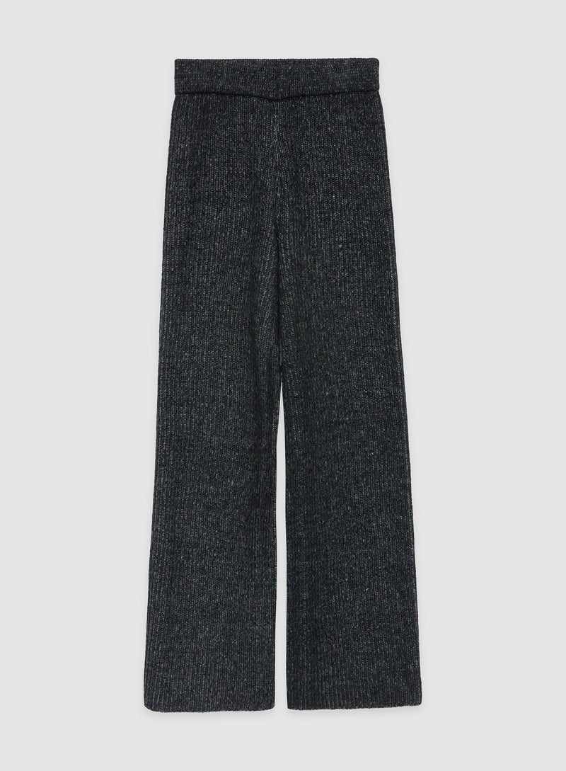 Black Slouchy Knitted Trouser - Remy